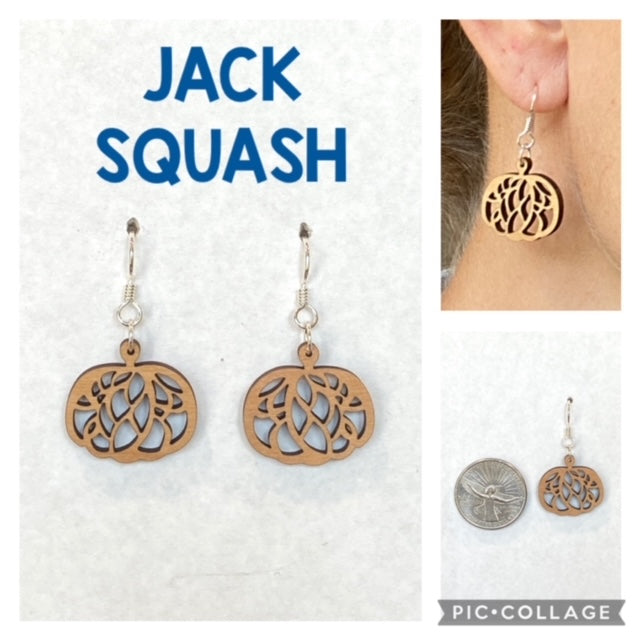 Jack Squash Earrings