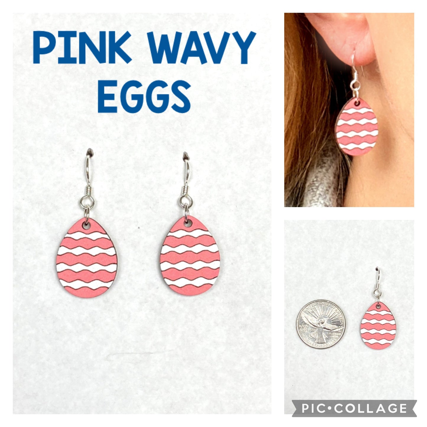 Pink Wavy Eggs