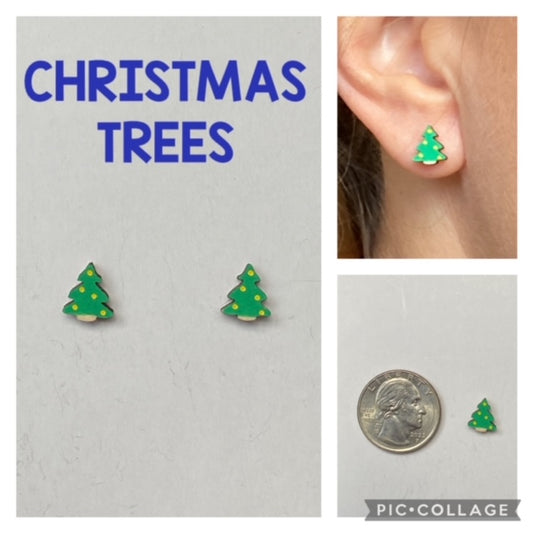 Christmas Tree Earrings