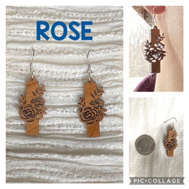 Rose Earrings