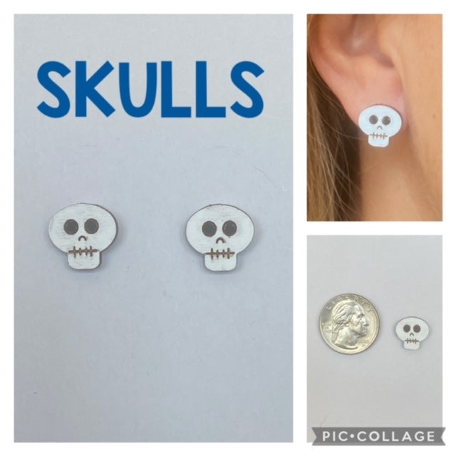 Skull Stud Earrings