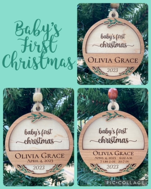 Baby's First Christmas Ornament