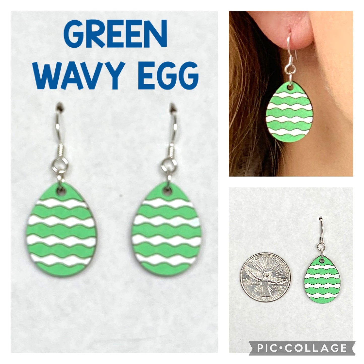 Green Wavy Eggs