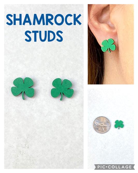 Shamrock Studs